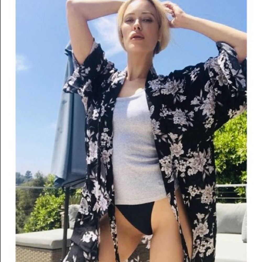 Spiritual Gangster Floral Kimono NWOT